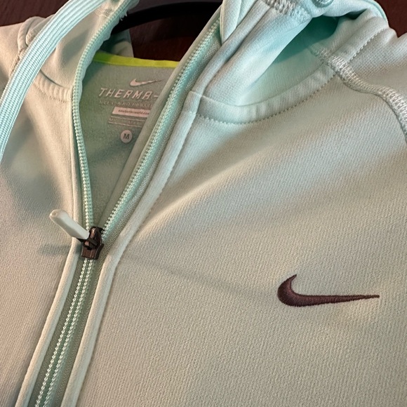 Nike Mint Green Full-Zip Hoodie - Picture 2 of 2